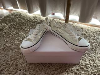 Sapatilhas transparentes mulher tam 36