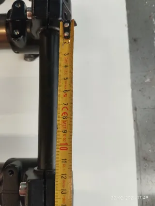 Horquilla Invertida Moto/Bici Dorada