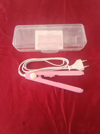 Mini Alisador Rosa com Estojo