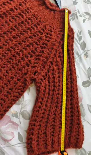 Jersey de punto manga campana.