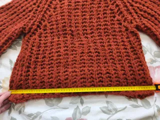 Jersey de punto manga campana.