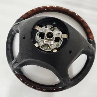 Volante Mercedes Madera Cuero Negro