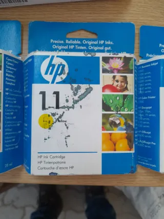Tinte HP 11 yellow  amarelo