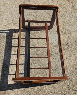 Mesa de centro madera y cristal