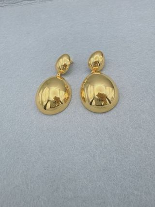 Brincos Isabel Marant Dourados Duplos