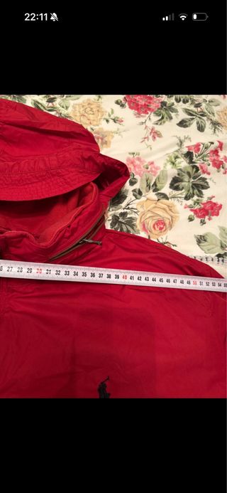 Chaqueta Polo Ralph Lauren Roja Talla XL