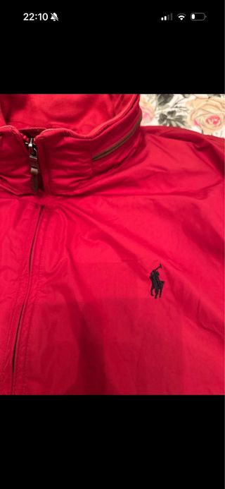 Chaqueta Polo Ralph Lauren Roja Talla XL