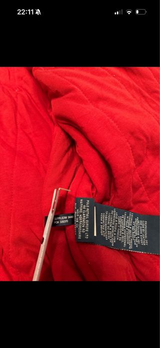 Chaqueta Polo Ralph Lauren Roja Talla XL