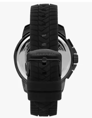 Reloj Maserati Negro y Dorado Acero Inoxidable