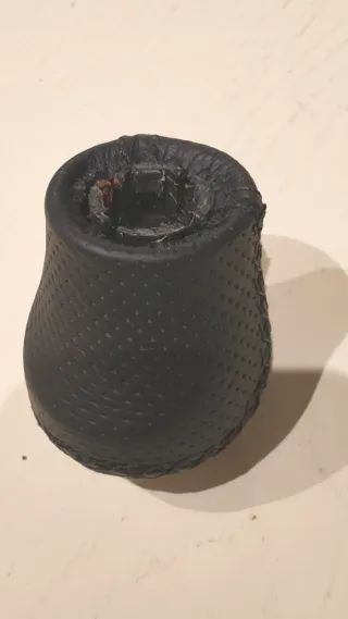 Pomello cambio Qashqai J10 vera pelle