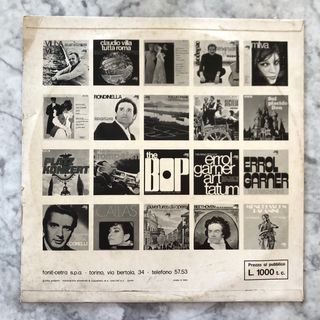 LP Errol Garner - Jazz