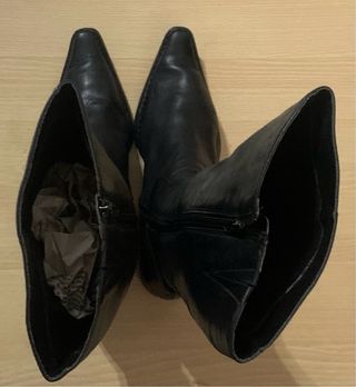 Stivali Bata Pelle Neri Donna Tg 41