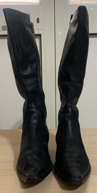Stivali Bata Pelle Neri Donna Tg 41