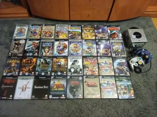 Consola Nintendo GameCube Plata + Mandos y Juegos