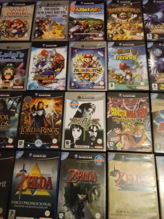 Consola Nintendo GameCube Plata + Mandos y Juegos