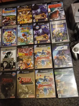 Consola Nintendo GameCube Plata + Mandos y Juegos