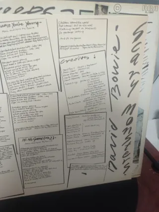 Vinilo David Bowie Scary Monsters