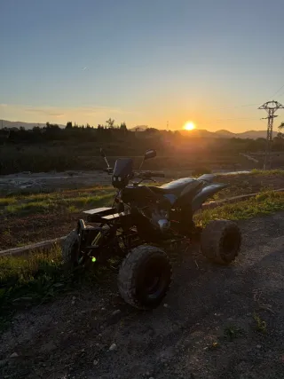 Quad BULL FIRE Negro Off-Road