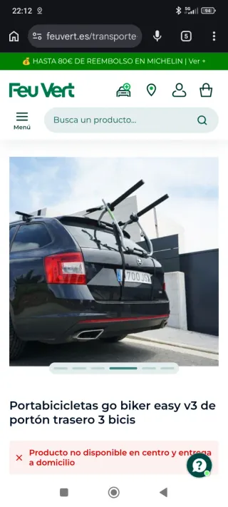 Portabicicletas de portón