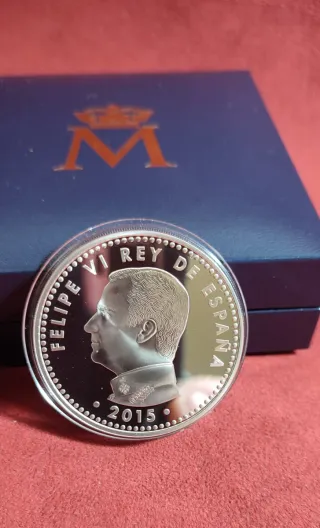 Moneda 10 Euros Plata 70 Años de Paz