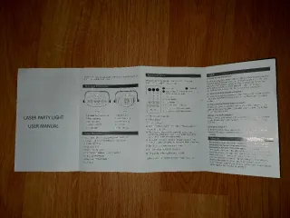 Luz de fiesta LED y láser