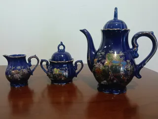 Servicio de té antiguo 12 tazas