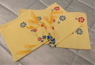 4 Tovagliette Mulino Bianco Giallo e Blu