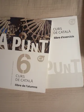 A punt. Curs de català. 2 llibres Teoría+pràctica