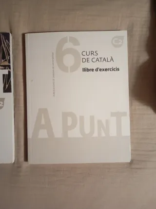 A punt. Curs de català. 2 llibres Teoría+pràctica