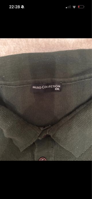 Jersey verde manga larga talla XXL