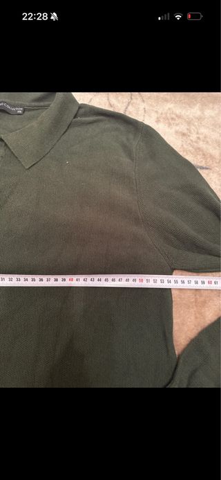 Jersey verde manga larga talla XXL