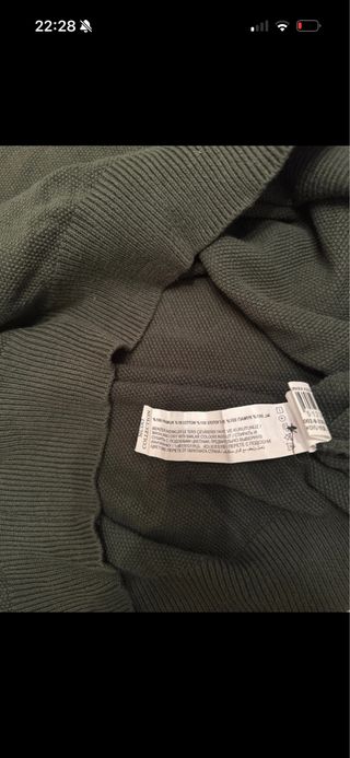 Jersey verde manga larga talla XXL