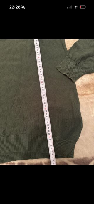 Jersey verde manga larga talla XXL