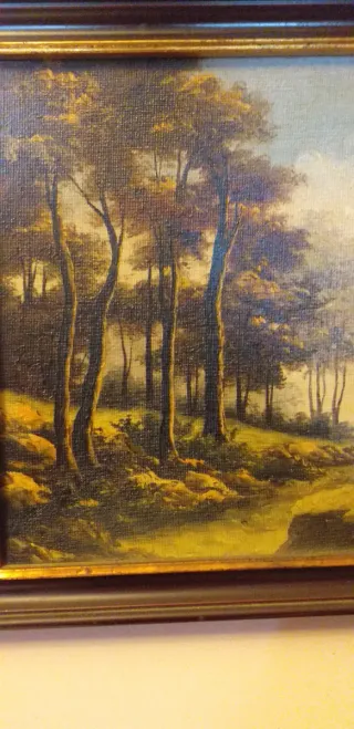 Quadri a olio su tavola anni '40