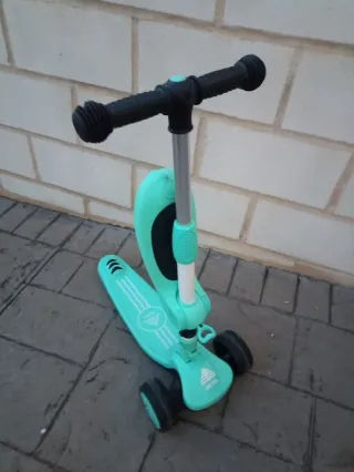 Patinete infantil 3 ruedas luces