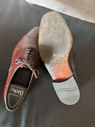 Scarpe Barker uomo pelle marroni stringate