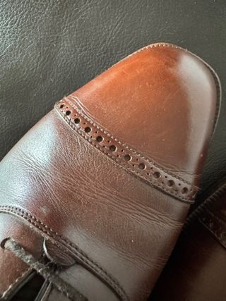 Scarpe Barker uomo pelle marroni stringate