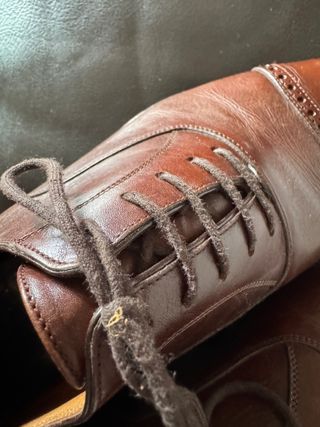 Scarpe Barker uomo pelle marroni stringate