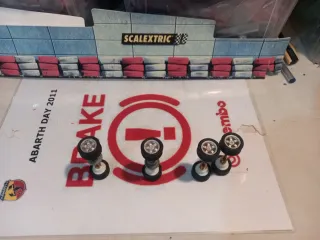 4 Ejes Scalextric RS 200 Nuevos