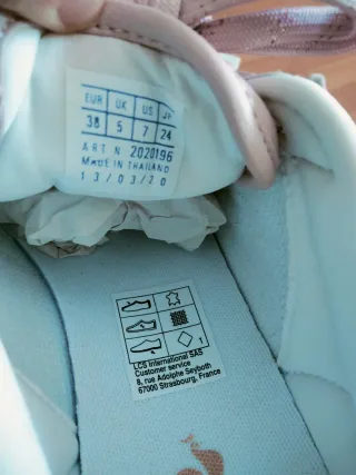 Zapatillas Le Coq Sportif Talla 37-38 Rosa