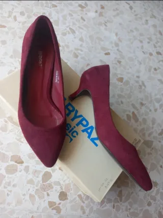Zapatos de tacón MARYPAZ rojos talla 36
