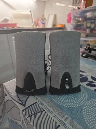 Altavoces Genius PC/Móvil Negro/Gris