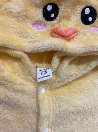 Disfraz pollito 1-3 meses