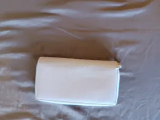 Cartera grande rosa con cremallera y estrella