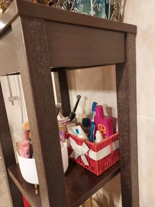 Estantería baño wengue