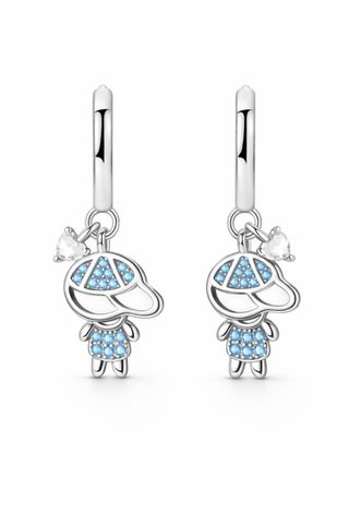 Pendientes Pandora Niña y Niño Plata