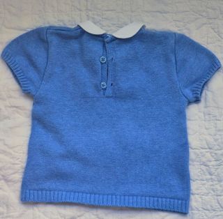 Conjunto Paz Rodriguez bebé azul 6 meses