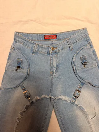 Jeans vintage a zampa
