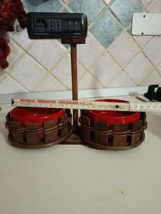 Set 2 ciotole legno ceramica per servire in tavola