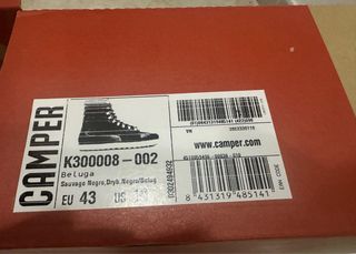 Stivali Camper Pelle Neri Taglia 43